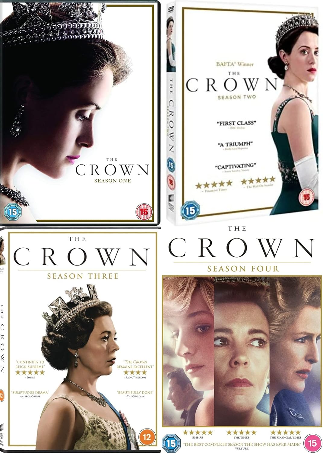 The Crown – Seasons 1–4 box set